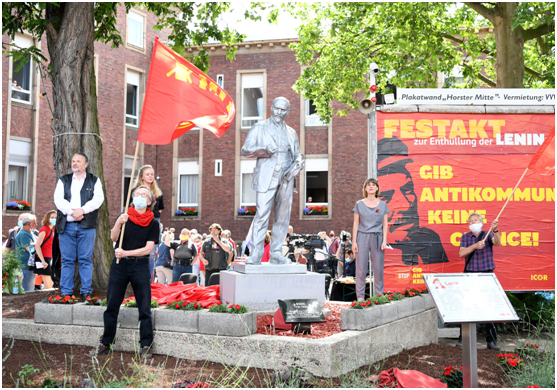 德国盖尔森基兴市立起一座列宁雕像